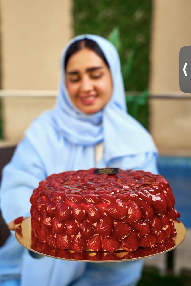 كيكه فراوله