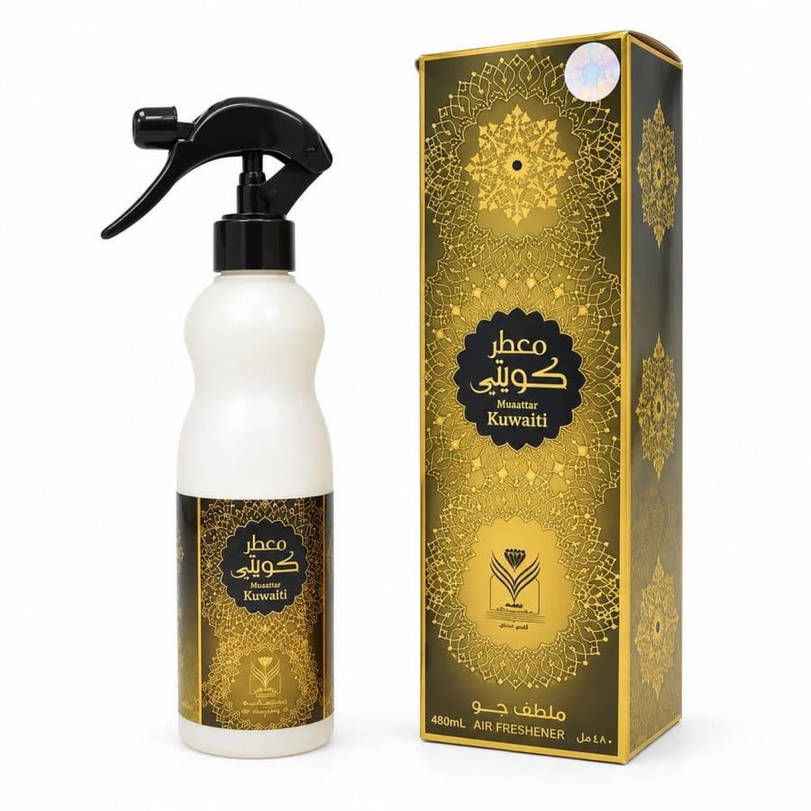 معطر كويتي منزلي برائحة شرقية وزهور بيضاء – 480 مل