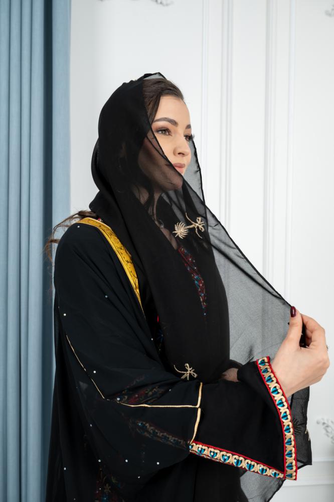 طرحة سيفين ونخلة ذهبي