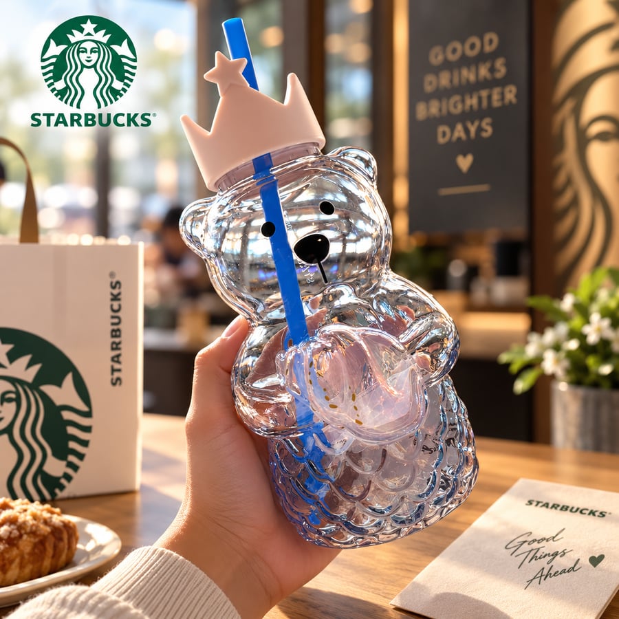 ستاربكس – مجموعة سيرين: كوب بيرستا سيرين ذا ميوز الزجاجي ، 591 مل