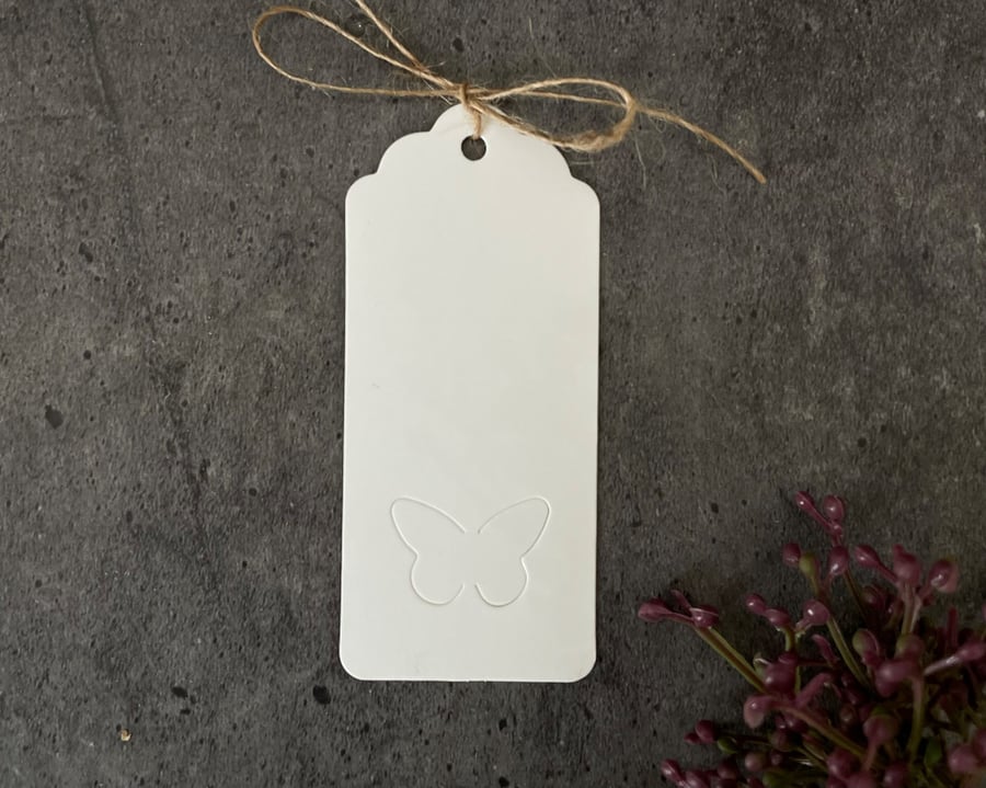 White paper card for printing