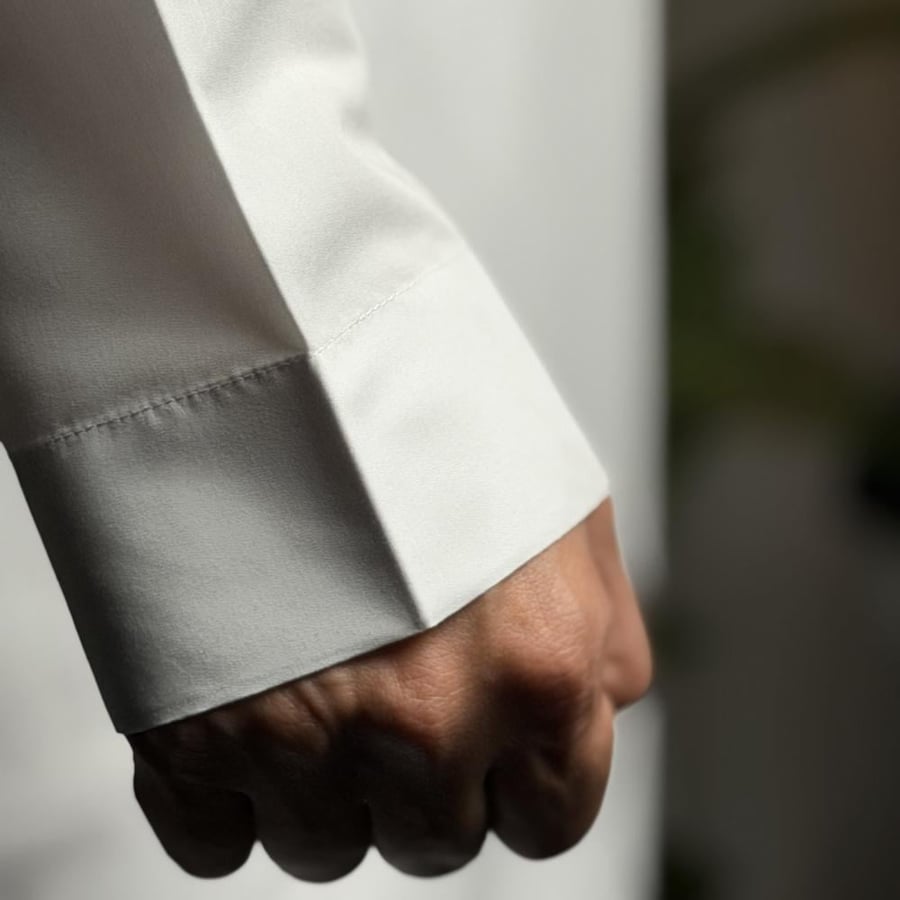 Formal (practical) fabric - white