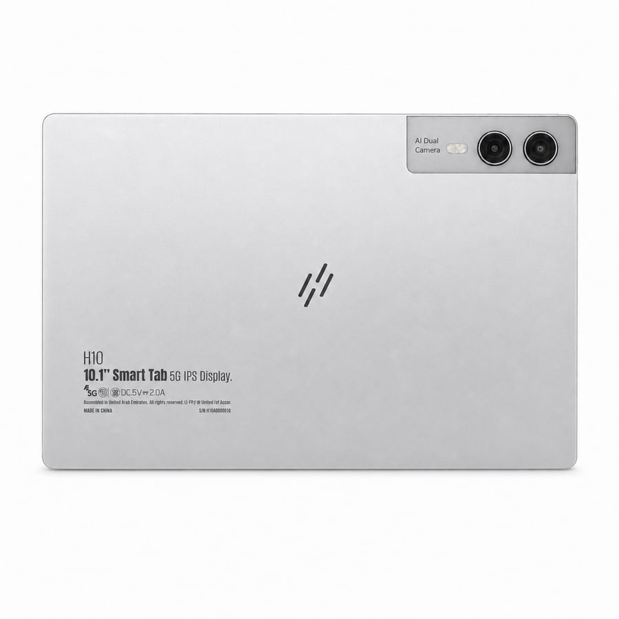 تابلت سمارت تابلت H10 بشاشة 10.1 بوصة 5G وسعة 512GB مع 8GB رام (smart tab H10 10.1" 5G - 8GB/512GB)