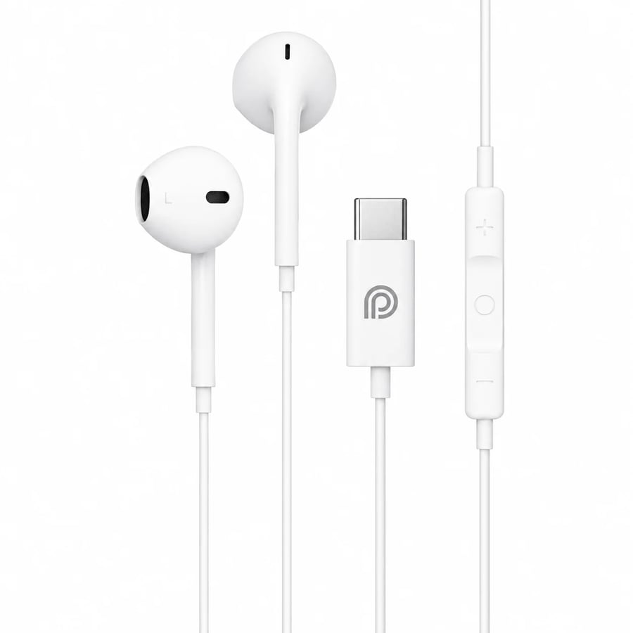 سماعة سلكية فون بلانت Type-C مع ميكروفون (Phone Planet PP-HF01-C)