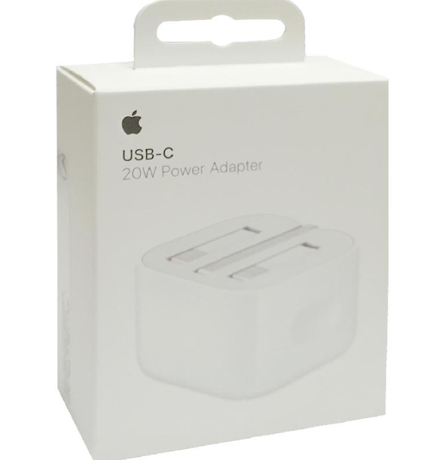 شاحن جداري 20 واط أصلي - آبل (Apple) مع ضمان حاسبات العرب