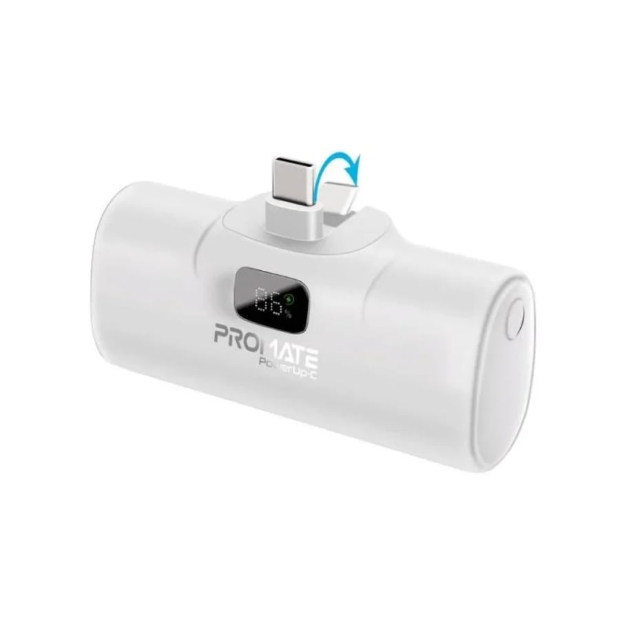 باور بنك صغير Promate 5000mAh USB-C 20W
