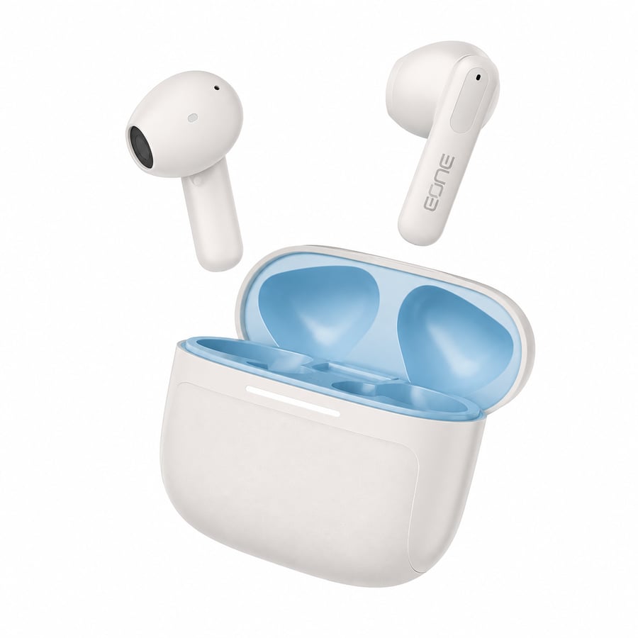 سماعة بلوتوث لاسلكية إيون بيور فوكس EONE PUREVOX Semi-In-Ear مع عزل الضوضاء (EONE PUREVOX Wireless Semi-In-Ear Earbuds)