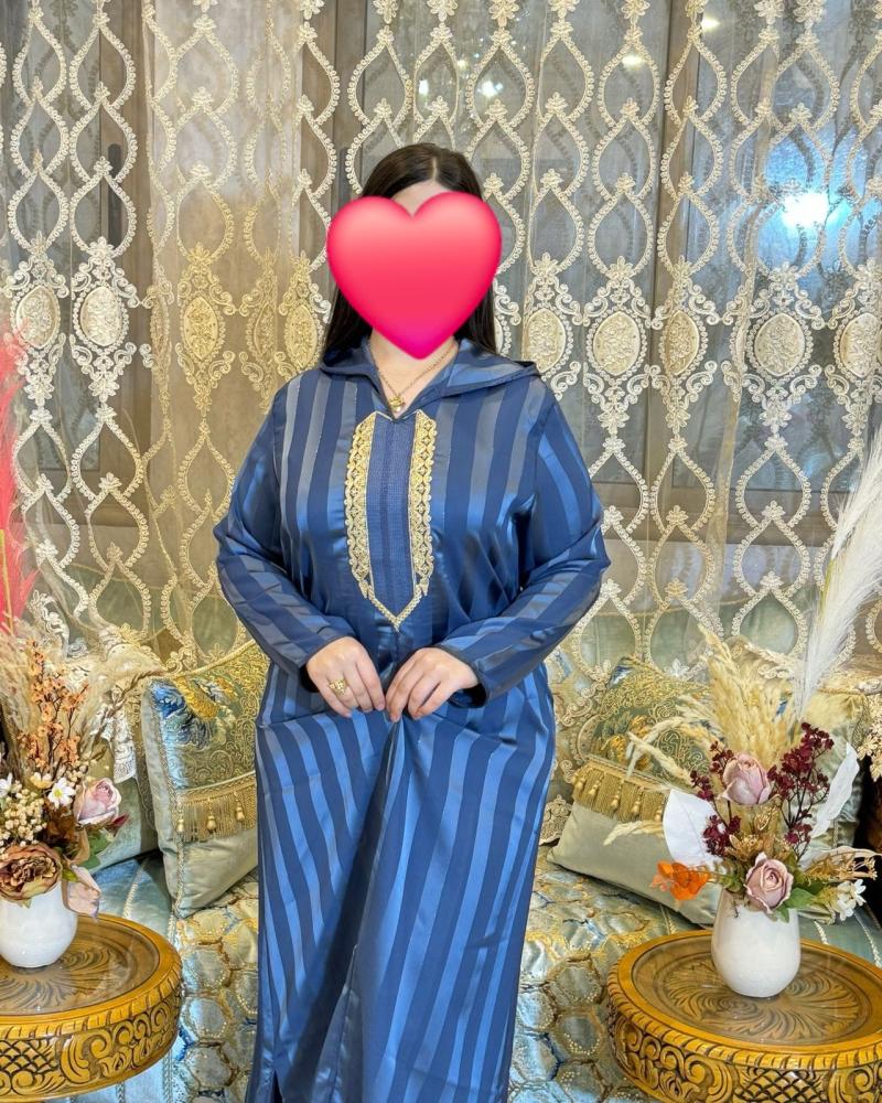 قفطان مغربي مخطط