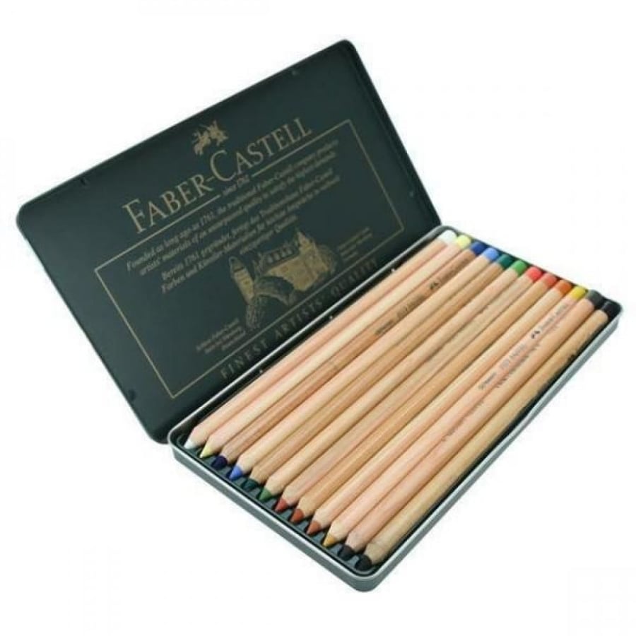 Wood colors of the house pastel from Faber-Castell, in two sizes