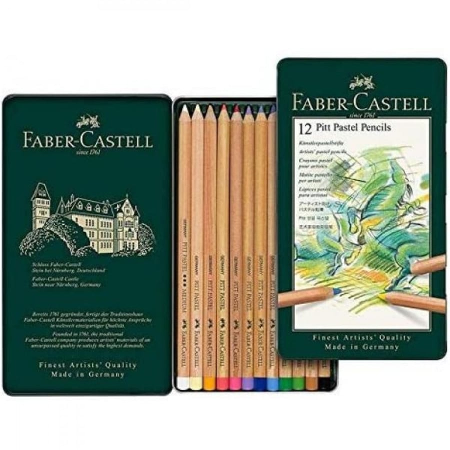 Wood colors of the house pastel from Faber-Castell, in two sizes