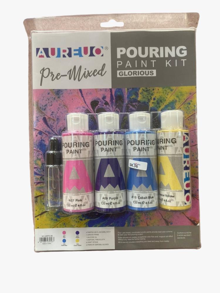 اللوان -  POURING PAINT