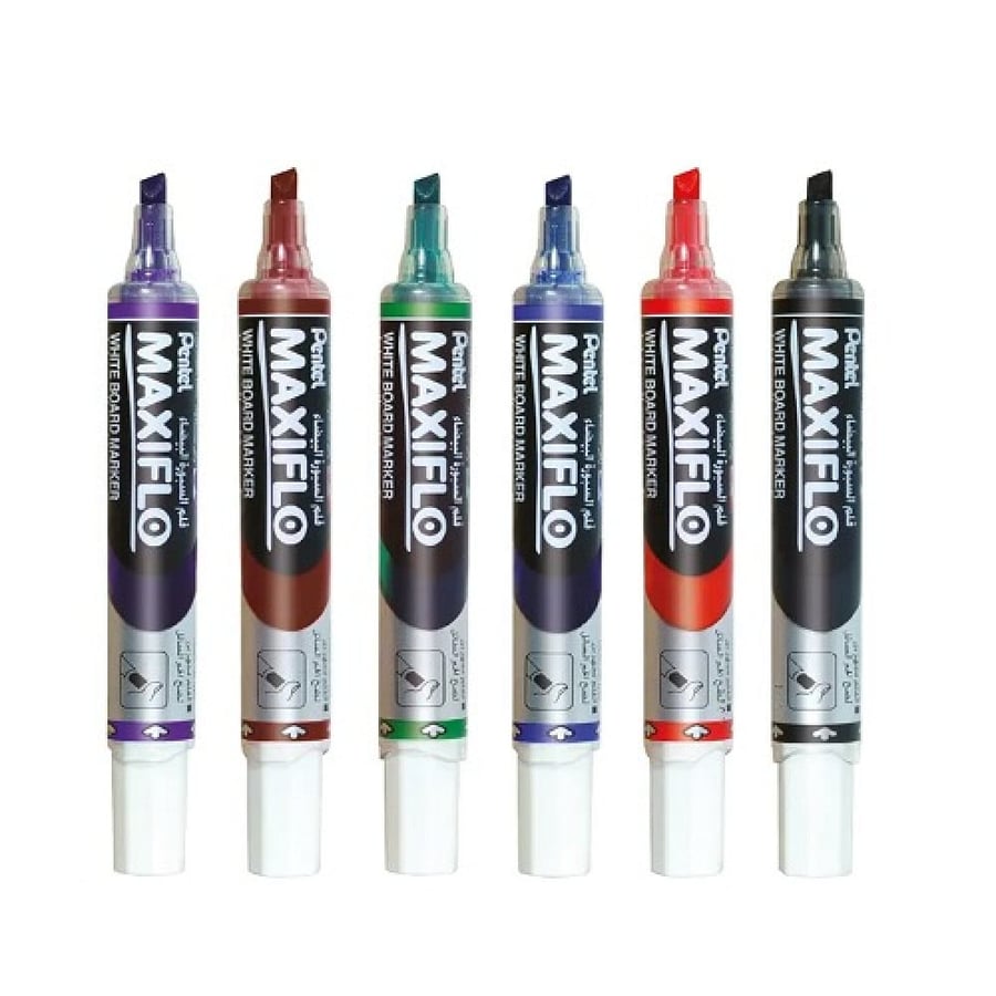 قلم سبورة مشطوف بعدة ألوان | Pentel MAXIFLO