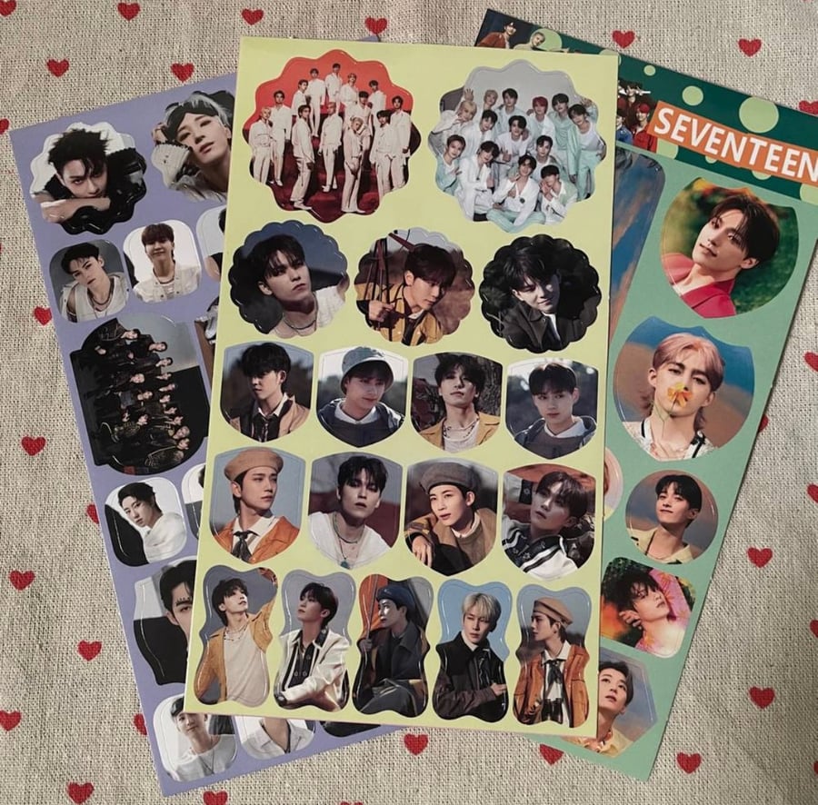 ملصقات سفنتين  seventeen