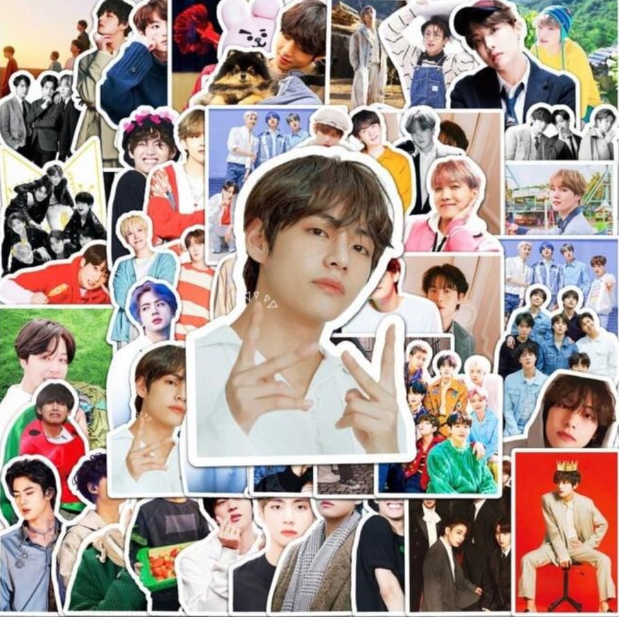 ملصقات bts