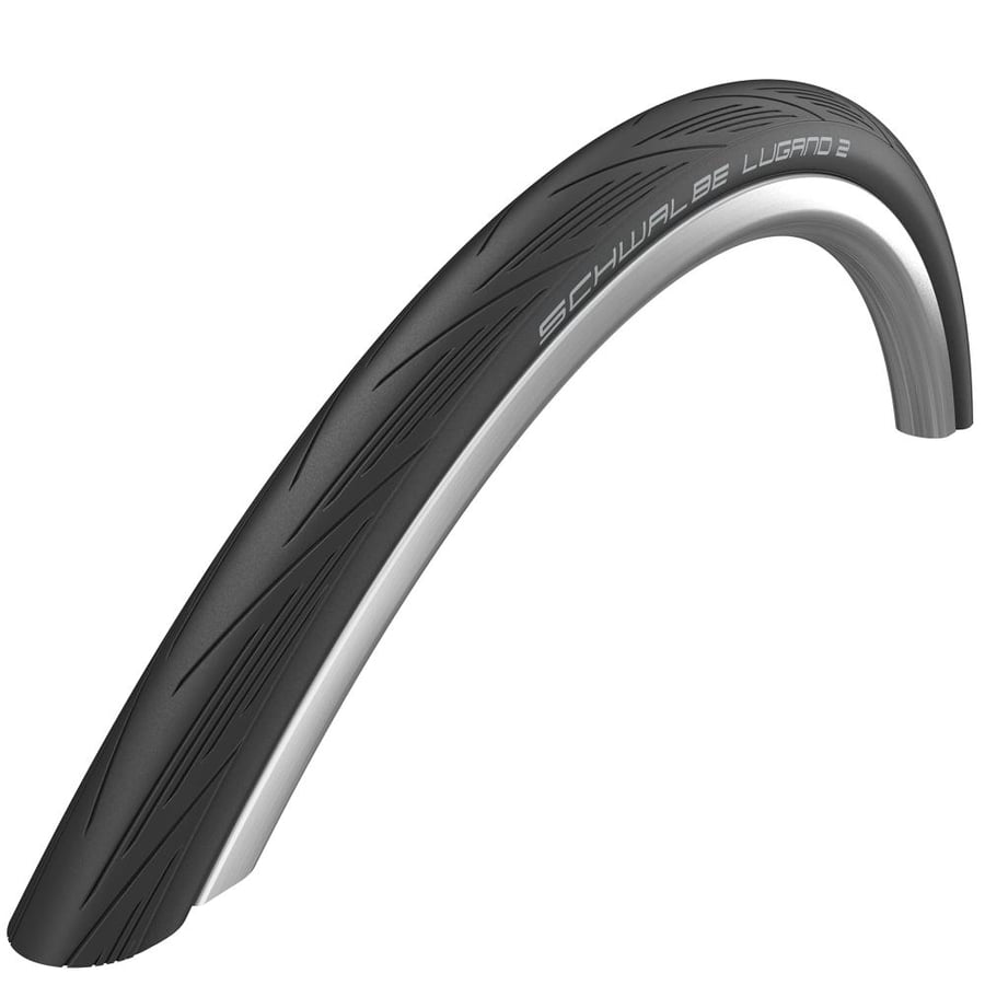إطار قابل للطي Schwalbe Lugano II K-Guard – أسود 700x25c، نوع أنبوب