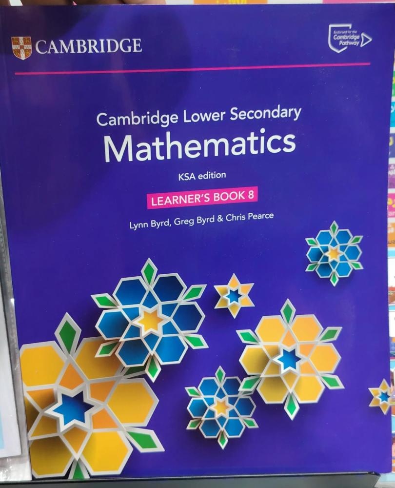 Cambridge Lower Secondary Mathematics Learner's Book 7&8 (KSA Edition) (9781009859134)