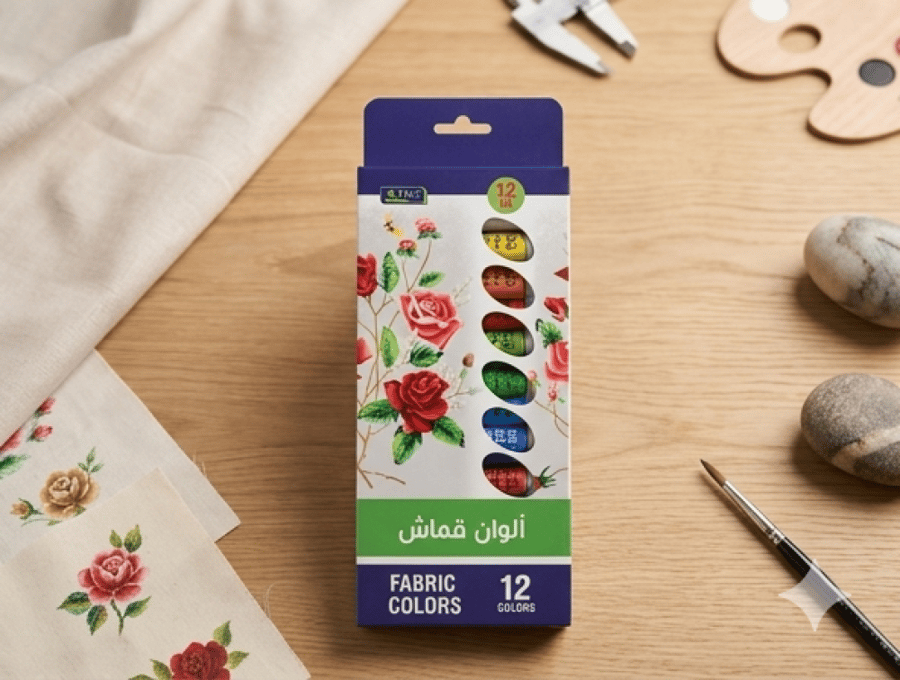 ألوان قماش عصار  12 لون