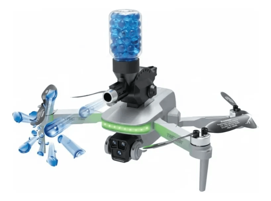 YYRC Y628K drone with hydrogel ball launcher and HD camera