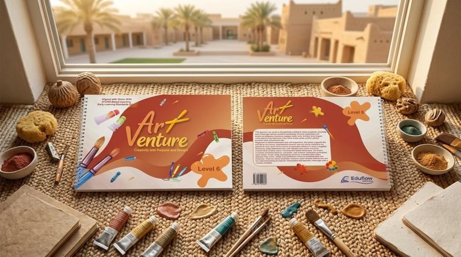 Art Venture Set Level 6 - (Art Book & Creative Activity Box)(9786145122180_9786145121657)