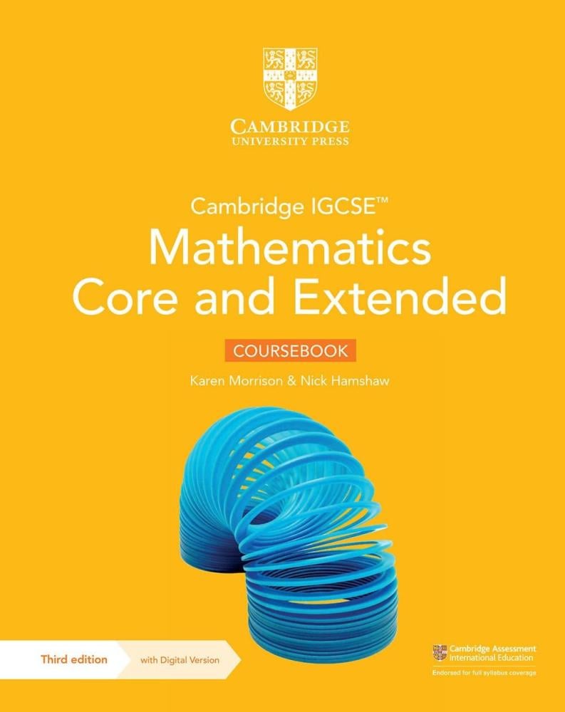 Cambridge IGCSE® Mathematics Extended Problem-solving Book/Cambridge IGCSE™ Mathematics Core CoursBook (9781009343671)