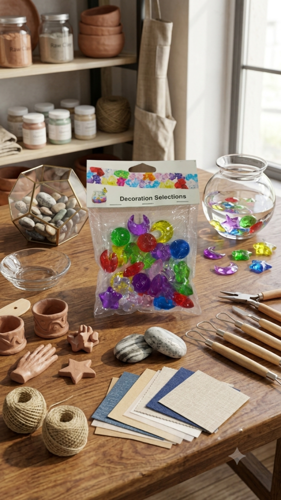 أشكال أكريليك زجاجية ملونة للديكور والأعمال الفنية - Decoration Selections
