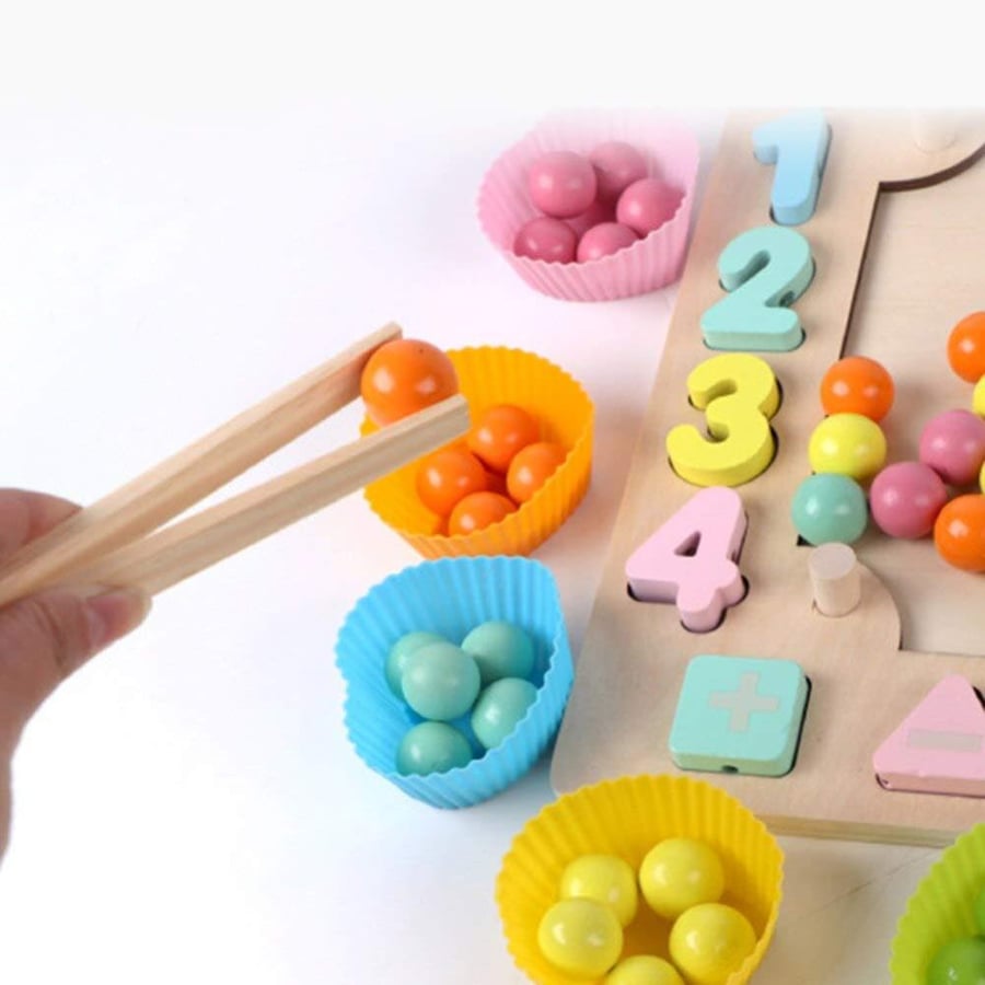 لعبة تعليمية خشبية متعددة الأنشطة 7 في 1 – Toyshine