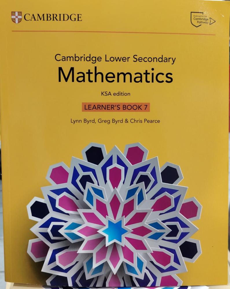 Cambridge Lower Secondary Mathematics Learner's Book 7 (KSA Edition)(9781009859127)