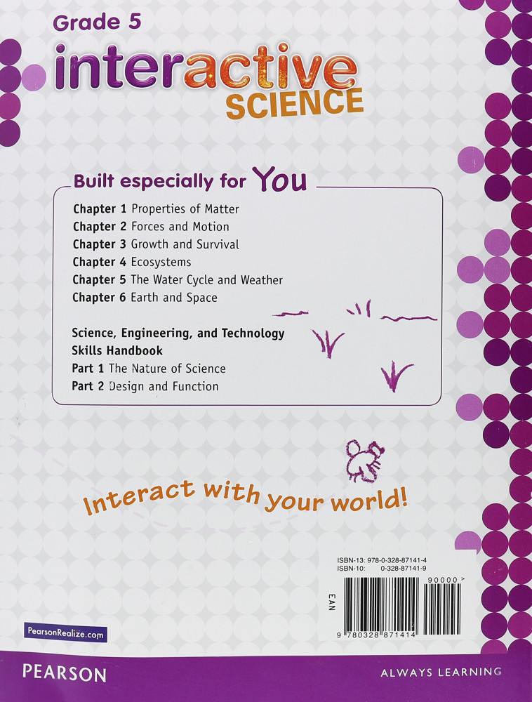 Interactive Science (Pearson) - Grade 5 (9780328871414)