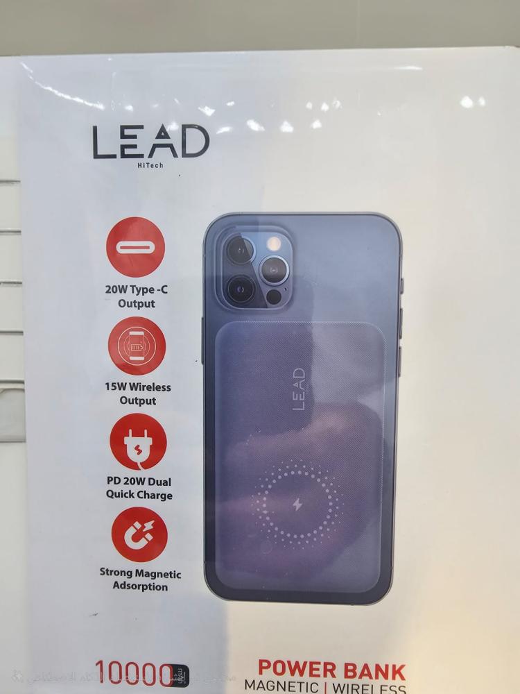 باور بانك ليد لاسلكي LEAD 10K