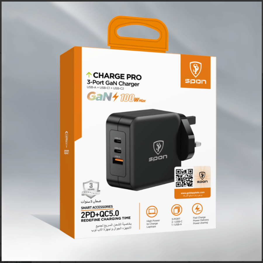فيش شاحن  100 Spon 65W+35W