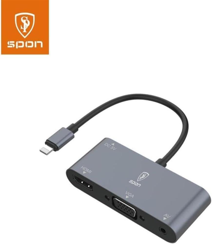 محول ايفون 900213 hdmi+VGA