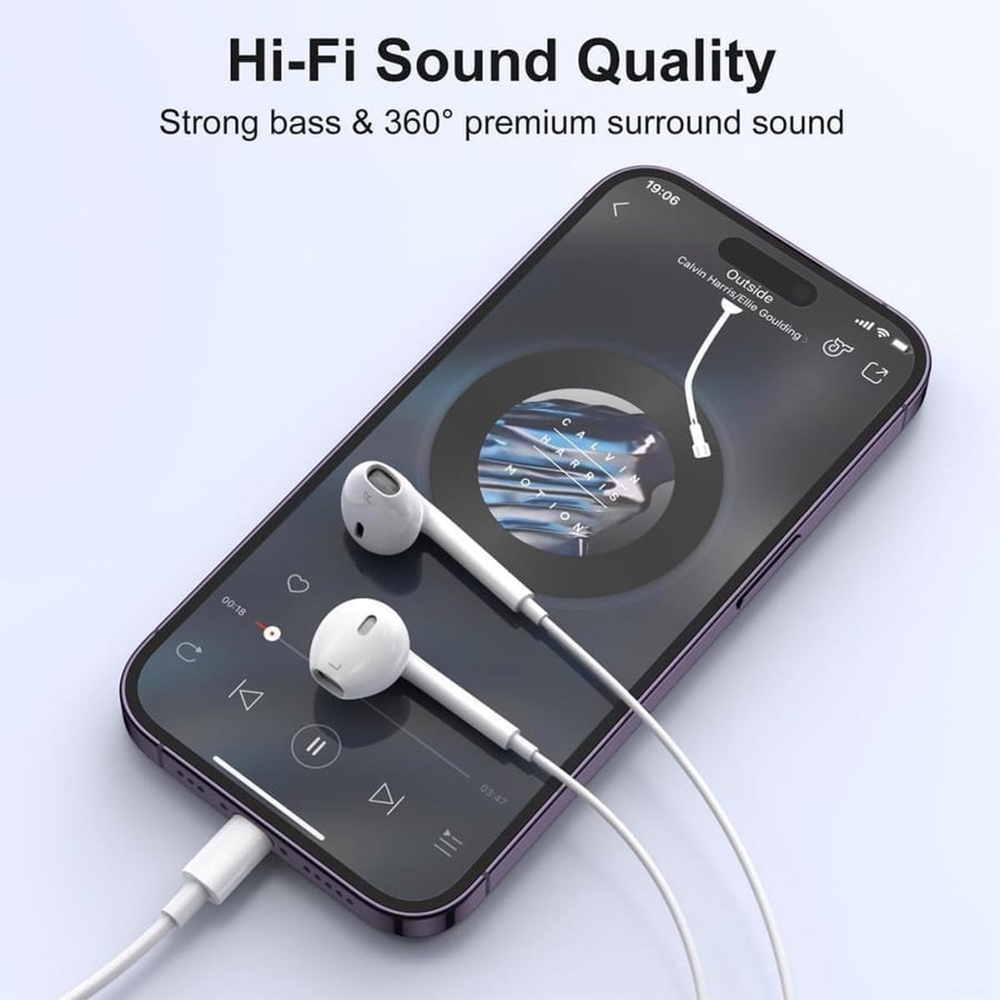 Wired iPhone earphone guarantee SP