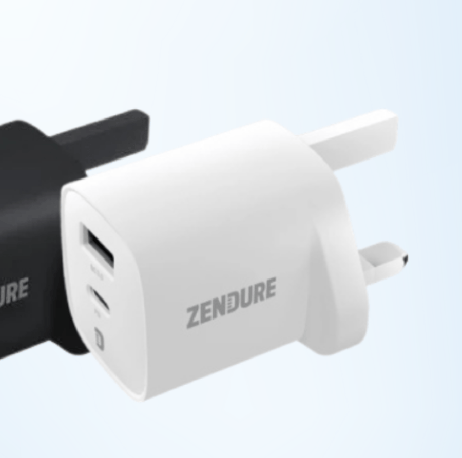 فيش منفذين ZENDURE 35W ابيض
