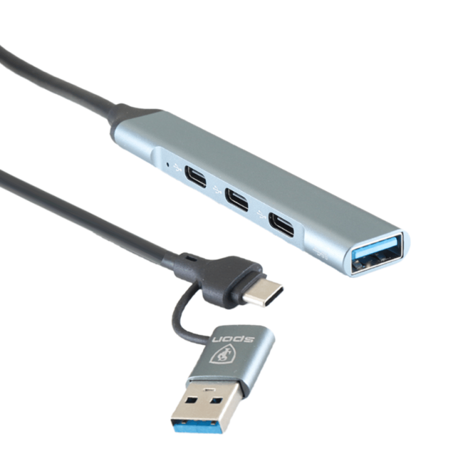 4 في 1-smart HUB 3USB-C