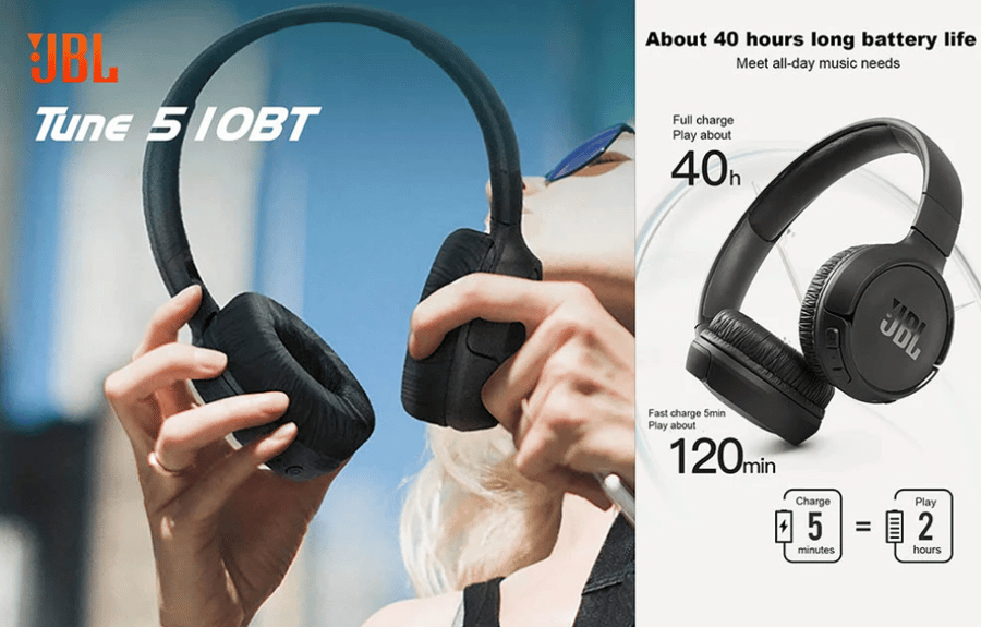 سماعة راس بلوتوث 510 JBL