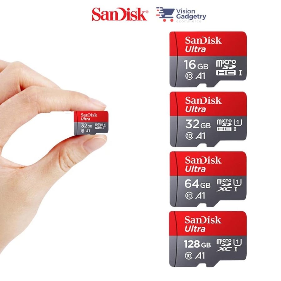 ذاكرة SANDISK  MICRO SD 32 GB
