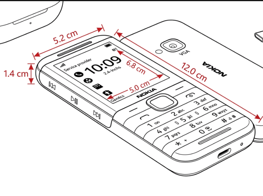نوكيا NOKIA 5310- ابيض
