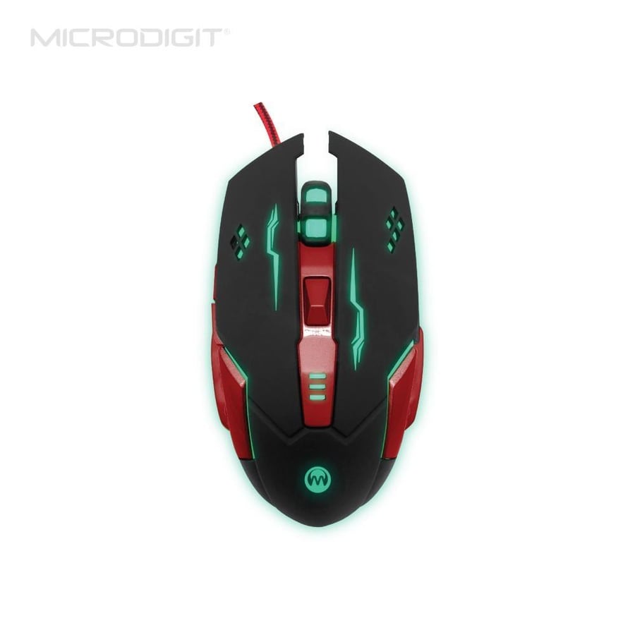 ماوس العاب سلكي مع لوحة ماوس RAIDER MD2011GM Wired Gaming Mouse With Mouse Pad