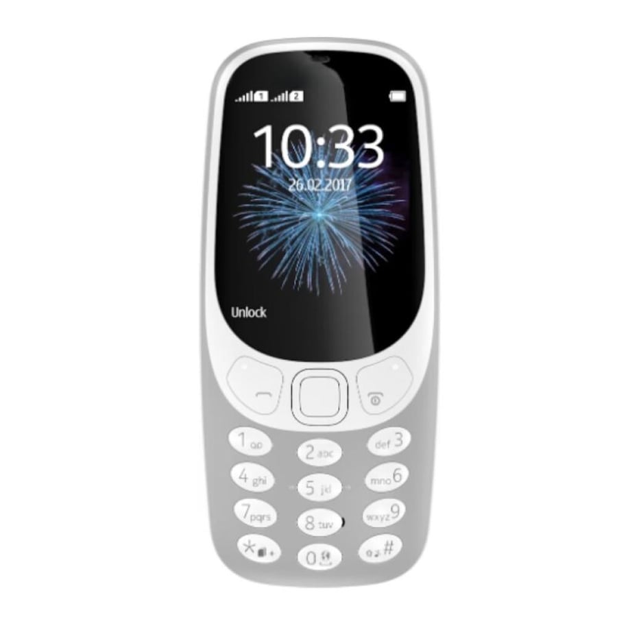 هاتف نوكيا 3310 لون فضي