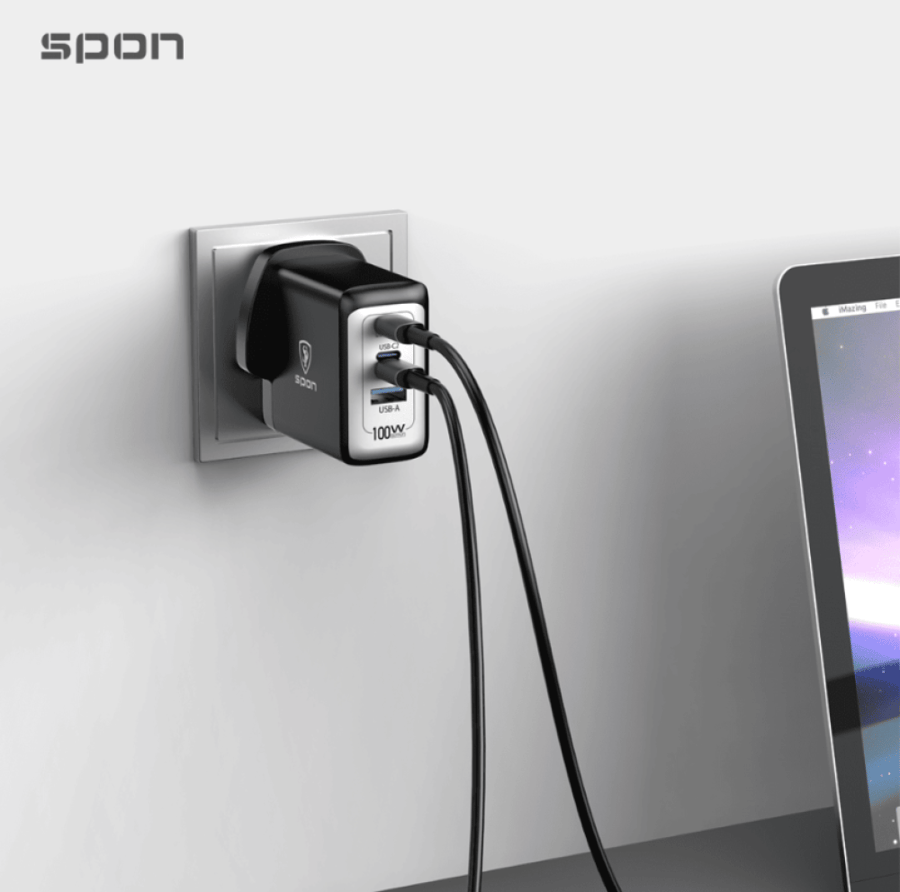 فيش SPON 100W 4PORTS LIGHTNING