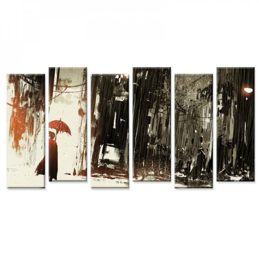 Wall art for home decor printed on canvas fabric with hidden frame size 120 × 60 cm