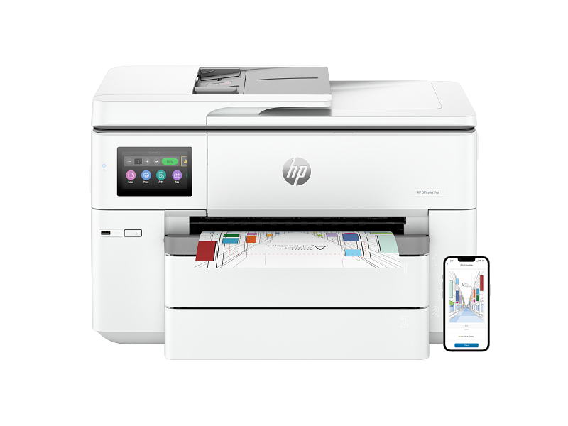 الطابعة المتكاملة للتصميمات HP OfficeJet Pro 9730