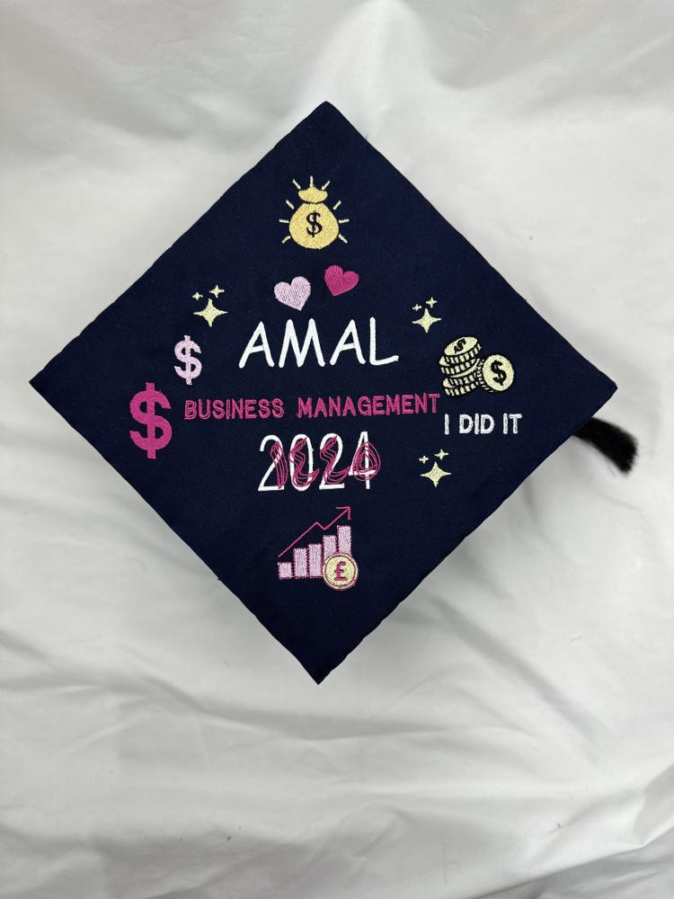 Graduation cap and scarf set (without abaya)