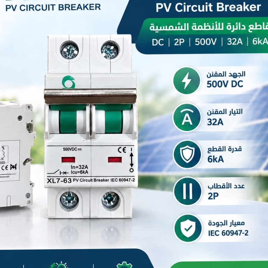 قاطع DC 32A 500v