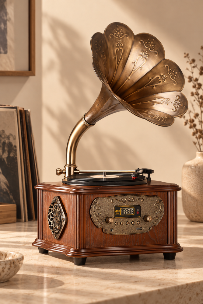 مشغل اسطوانات Vintage