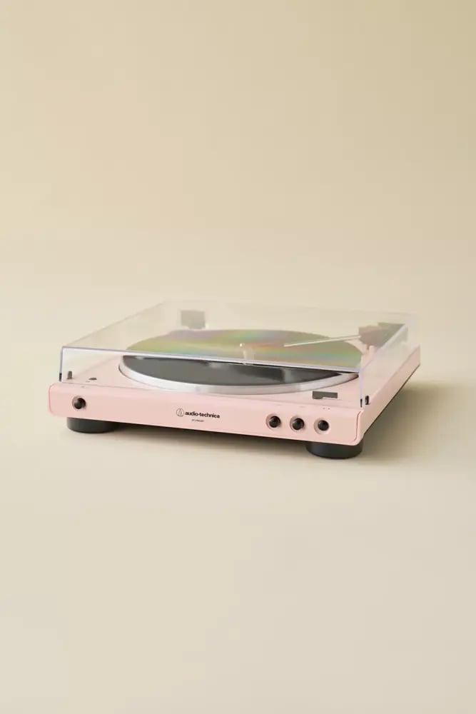 Audio-Technica Pink Exclusive LP60X-BT Bluetooth Record Player