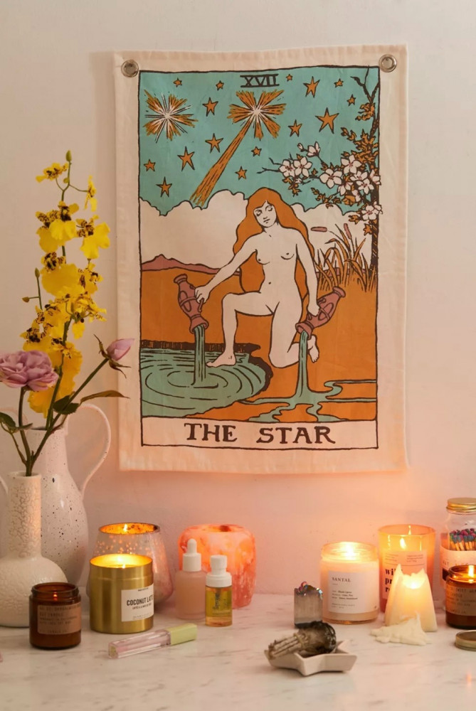 Tarot Flag Tapestry