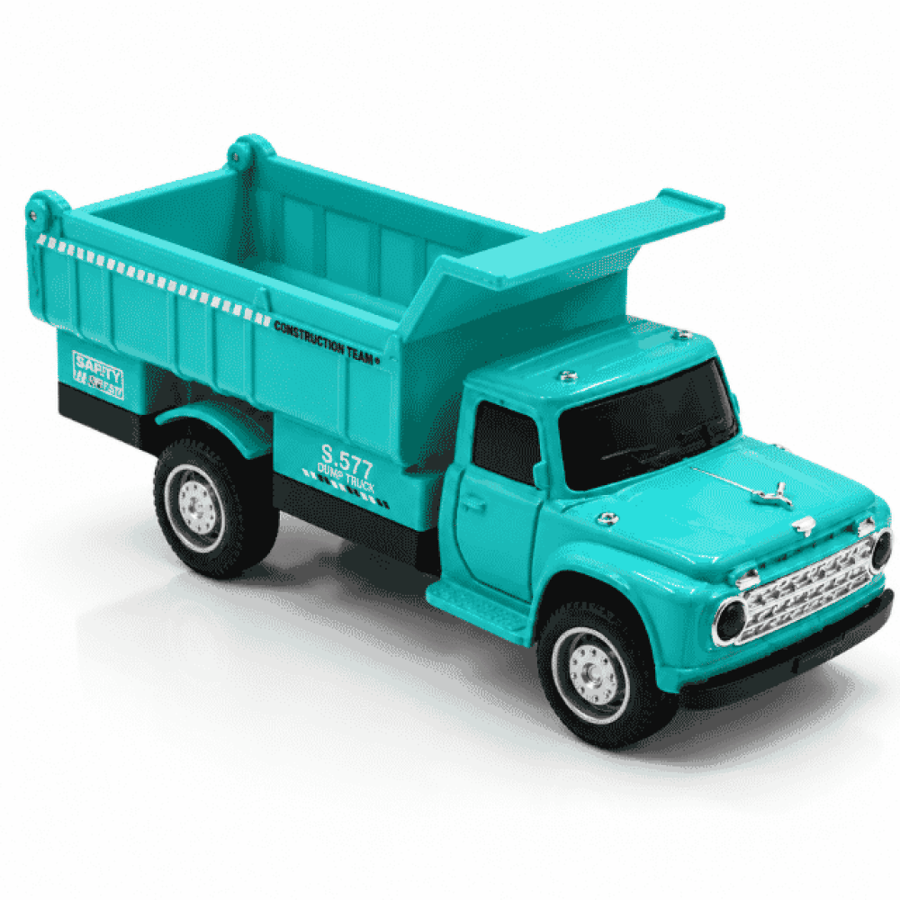 لعبة شاحنة قلاب صغيرة للأطفال 10 سم بالسحب – 3 ألوان