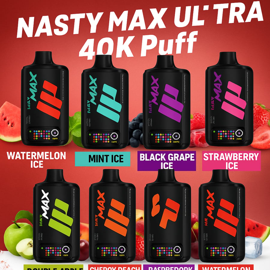 Nasty Max Ultra 40K Puff Device, 50mg Nicotine