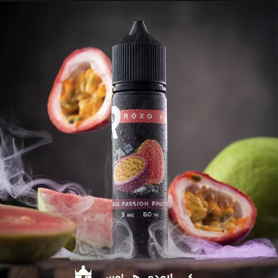 نكهة جوافة باشن فروت ايس من روكسو فيب ROXO VAPE GUAVA PASSION FRUIT ICE